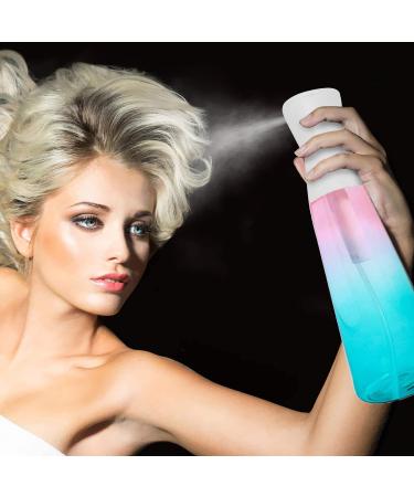 Gradient Pink-Blue Hair Spray Bottle - 10oz Fine Mist Sprayer for Styling, Plants & Skin Care - Buy Online on GoSupps.com