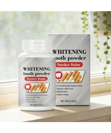 Teeth Whitening Powder 80g Powdered Toothpaste for Whitening Fresh Teeth Protection Suitable for Women and Men for Daily Use Travel Dental Care - Buy Online on GoSupps.com
