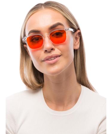 Crystal Blue Light Blocking Glasses - Reduce Eye Strain & Enhance Sleep | International Shipping Available - Buy Online on GoSupps.com