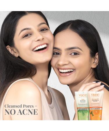 VLCC Tulsi Acne Clear Face Wash - 150 ml | Best Acne Treatment | Buy Online Internationally - Buy Online on GoSupps.com