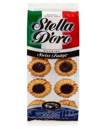 Stella D'oro Old Fashioned Quality Cookies 1 Pack (Swiss Fudge)