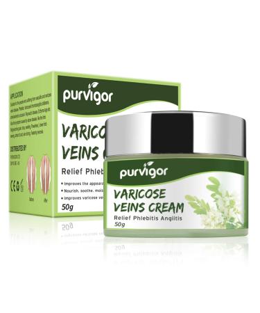 Varicose Veins Cream Varicose Vein & Soothing Leg Cream Natural Varicose & Spider Veins Treatment Strengthen Capillary Health Improve Blood Circulation Tired and Heavy Legs Fast Relief
