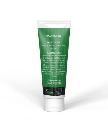 Antiseptic BZK Hand and Body Sanitizer Moisturizer - Alcohol-Free, 24-Hour Protection, All Ages, All Skin Types - 2.25 oz - Buy Online on GoSupps.com