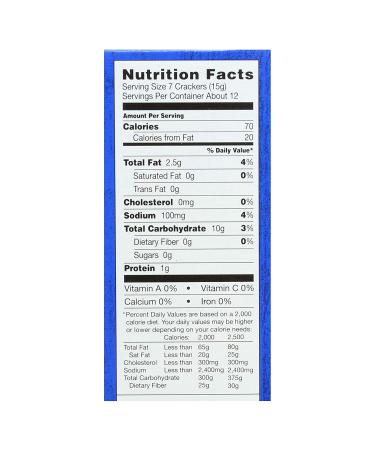 Annie's Homegrown Organic Saltine Crackers with Sea Salt - 6.5 oz - Buy Online on GoSupps.com