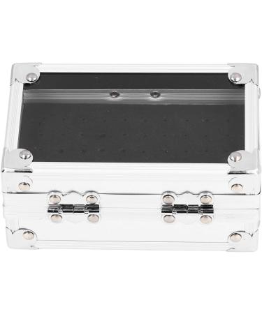 Nail Drill Bits Holder Drop Resistant Nail Drill Bits Container Aluminum Alloy Multi Hole for Salon (Silver) - Buy Online on GoSupps.com
