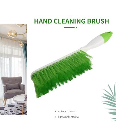 siyewio Bed Sheets Debris Cleaning Brush Soft Bristle Clothes Desk Sofa Duster Small Particles Hair Remover (Green) - Buy Online on GoSupps.com