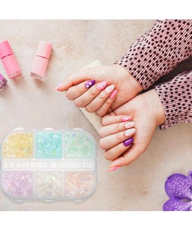 FOMIYES 1 Box Nail Art Accessories Nail Gems Nail Decor Mermaid Nail Sequins Nails Decoration Mermaid Nails Rhinestones Nail Art Decoration Nail Bubble Resin Mermaid Beads Flat - Buy Online on GoSupps.com