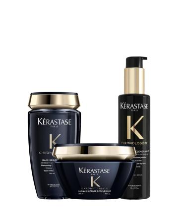 K rastase Chronologiste: Shampoing Revitalisant Jeunesse Soin Capillaire Nourrissant et Soin Thermo-Protecteur - Lissant et Hydratant