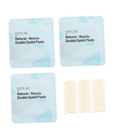 Healeved 3 Sets Double Eyelid Sticker Makeup Supplies Eye Makeup Tool Breathable Eyelid Tape Invisible Eye Sticker Double Eyelid Tape Invisible Eyelid Tape Eyelid Strips Eyelid Lift Strips 8.2X7.5X0.1CM