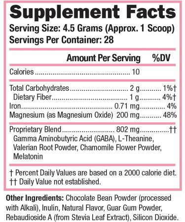 Love Sweat Fitness Slumber Party Chocolate Sleep Boost - 28 Servings - Improve Sleep Quality, Support Muscle Recovery, Reduce Stress - Vegan, Gluten Free, Non-GMO - Buy Online on GoSupps.com