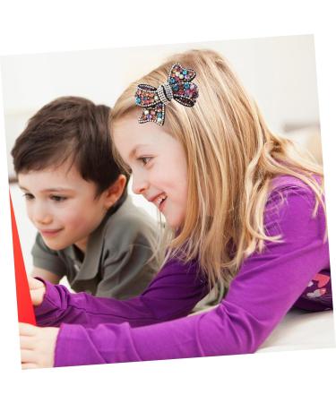 COLLBATH Hairpin Rhinestone Hair Clips Bow Spring Hair Barrettes Bowknot Hair Decors Chic Bow Headdress Bow Spring Headdress Spring Hair Clip Bowknot Hair Clip Women Bow Headdress Clip - Buy Online on GoSupps.com