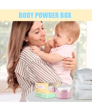 Houppette et r cipient pour le corps Bo te d poussi rage pour le bain des tout-petits Houppette poudre cosm tique pour le corps de b b et tui pour la maison et les voyages 1 unit (Lot de 1) - Buy Online on GoSupps.com