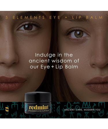 Redmint Eye & Lip Balm | Hydrating TCM Formula | Soothes & Protects Delicate Skin | 10 ml - Buy Online on GoSupps.com
