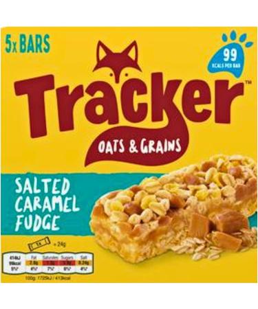 Cereal Bar Bundle with Tracker Chocolate & Peanut Bars and Tracker Oats & Grains Salted Caramel Fudge Cereal Bars (2 Pack) with Hubsidia Thank you Card - Buy Online on GoSupps.com