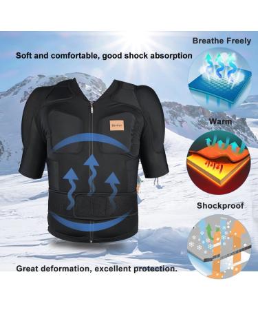Benken Ultra Light Ski Body Tank Back Protector | Anti-Collision Jacket for Snowboarding & Skating - International Shipping Available - Buy Online on GoSupps.com