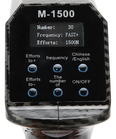 Buy Chiropractic Tools: Electrical Massager with 6 Heads - 30 Steps Spinal Adjustment Tool in Black - Buy Online on GoSupps.com
