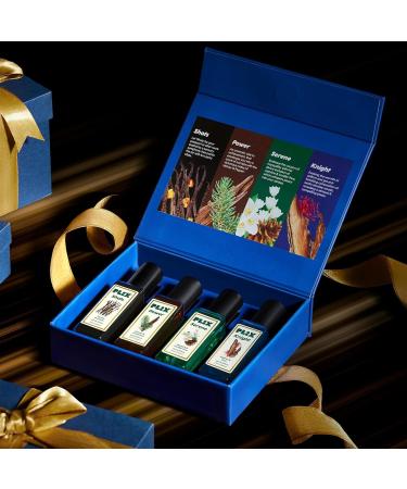 PLIX - THE PLANT FIX Premium Aura Perfume Set 4 * 20 Ml With Serene Shots Knight Power Premium Luxury Long Lasting Fragrance Gift Set Combo Pack Of 4 Travel Friendly - Fresh For Unisex - Buy Online on GoSupps.com