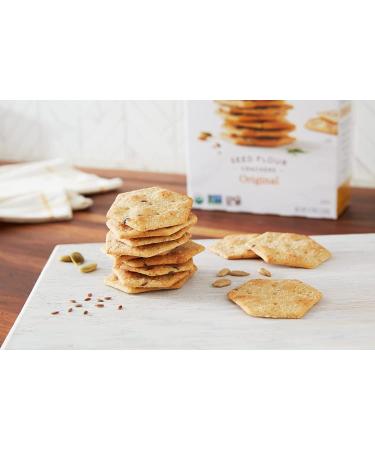 Simple Mills Seed Crackers - Original Flavor - 4.25 Oz | Pack of 6 - Buy Online on GoSupps.com