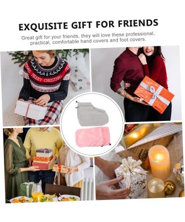 Ipetboom 1 Set Gloves Exfoliate Glove Exfoliating Mitts Giftsetfor Women Exfoliator Glove Paraffin Wax Foot Covers Reusable Foot Covers Care Foot Wax Elastic Band Boots Tool Fabric - Buy Online on GoSupps.com