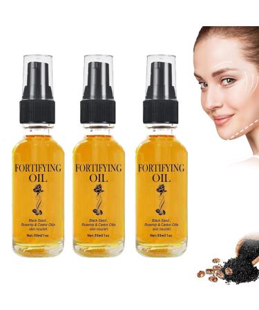 Rosehip Oil for Face Lilinas Oil for Face Castor Blackseed Rosehip Serum Lalenas Oil for Face Castor Blackseed Rosehip Serum Solving Skin Care Worries (3PCS)