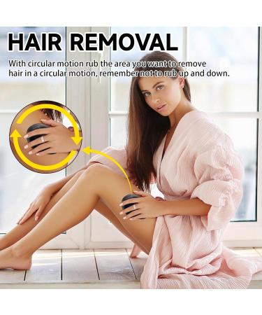 Crystal Hair Eraser - Painless Hair Remover for Women & Men | Reusable Exfoliating Stone - Buy Online on GoSupps.com