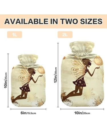Buy 2L Flower Fairy Hot Water Bottle with Cover - Pain Relief & Winter Hand Feet Warmer - International Shipping Available - Buy Online on GoSupps.com
