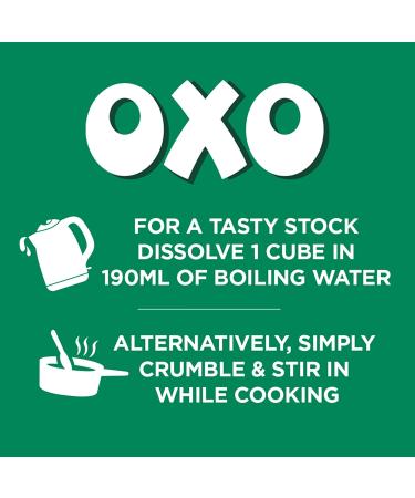 OXO 12 Vegetable Stock Cubes 71 g Vegetable 12 Count (Pack of 1) - Buy Online on GoSupps.com