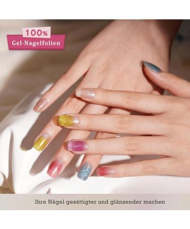 Danni & Toni Neverland Cat Eye Gel Nail Foil - Self-Adhesive Nail Stickers | 28 Glossy UV Nail Wraps - Buy Online on GoSupps.com