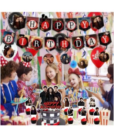 25pcs Cake Decorations with 1pcs Cake Topper 24pcs Cupcake Toppers for Birthday Party Supplies - Buy Online on GoSupps.com