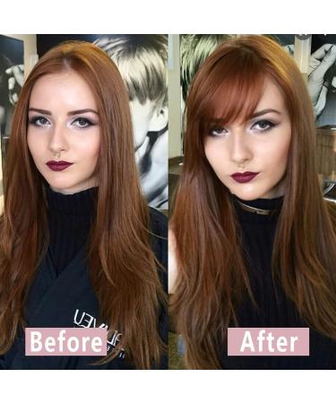 Bangs Hair Clip Thick Side Bangs Clip in Bangs Synthetic Straight Bangs Fake Fringe Swept Bangs Extensions Fashion Natural Look Hairpiece for Women Girls Bangs Clip in Hair (Color : 613) - Buy Online on GoSupps.com