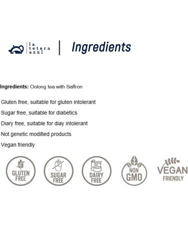 PHARMADUS LA TETERA AZUL Blue Oolong Tea With Saffron The authentic and most prized Oolong tea Slimming infusion 25 pyramids - Buy Online on GoSupps.com