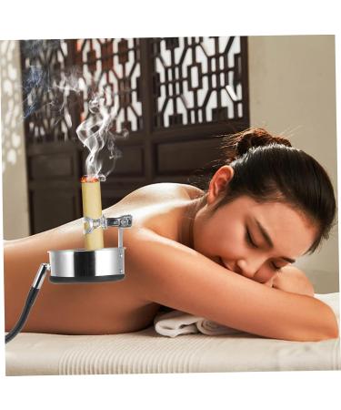 Gleavi Moxibustion Klammer & MOXA Stick Support Frame | Rustproof Steel Fire Extinguisher for Home Use | Enhance Your Wellness with Moxa-King Tools in Earth Colors - Buy Online on GoSupps.com