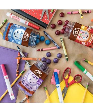 Good Day Chocolate Complete Multivitamin for Kids Daily Supplement of Vitamins A B6 B12 C D E Folate and Biotin Fair Trade and Non-GMO Chocolate 50 Pieces 50 Count (Pack of 1) - Buy Online on GoSupps.com