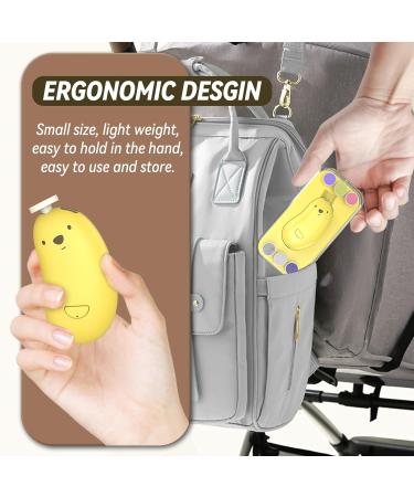 Goard Baby Nail Trimmer - Electric Nail Clipper Set with 6 Grinding Heads & LED Light for Safe Newborn and Toddler Care - Perfect for Fingernails & Toes - Buy Online on GoSupps.com