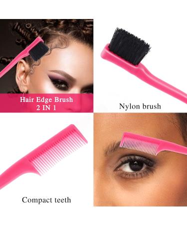 Buy Sibba 3-Piece Adjustable Elastic Wig Bands with Edge Brush & Comb - Perfect for Frontal Wigs | Fast International Shipping - Buy Online on GoSupps.com