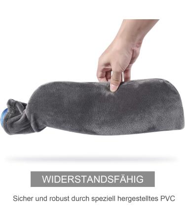 Buy Kufl XXL 3L Hot Water Bottle - Relieve Menstrual Back Cold & Stomach Pain - Gray Heat Bottle for Adults - Buy Online on GoSupps.com