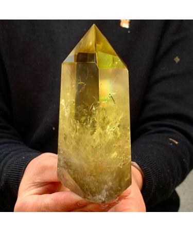 Beautiful 540G Natural Citrine Crystal Quartz Cluster Full of Texture - Buy Online on GoSupps.com