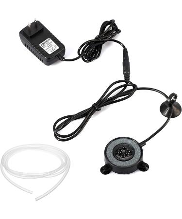 NICREW 2 Inch Round Aquarium Stone Disk Bubbler with LEDs | Multicolor Fish Tank Decoration - Buy Online on GoSupps.com