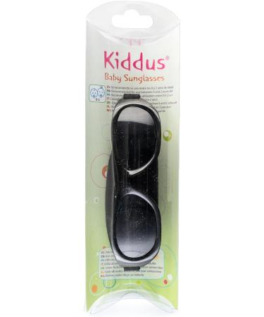 Kiddus Baby Sunglasses for Newborn to 2 Years | UV400 Sun Protection | Adjustable Band | Black - Buy Online on GoSupps.com