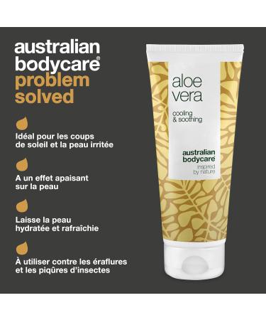 Gel d'Aloe Vera Australian Bodycare (100 ml) | Lotion Apr s-Soleil l'Huile Naturelle d'Aloe Vera et d'Arbre Th | Hydratant pour D mangeaisons Peau Irrit e Coups de Soleil et Egratignures  - Buy Online on GoSupps.com