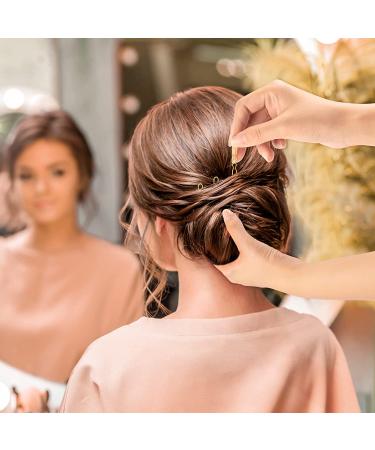200pcs U Shaped Hair Pins for Blonde Hair - Hair Accessories for Women and Kids - 2IN & 2.4IN Bobby Pins for Buns and Hairdressing Salon - Buy Online on GoSupps.com