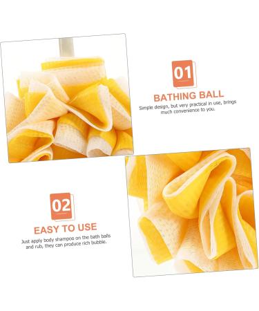 3pcs Healeved Bath Flower Sponges - Soft Shower Pouf & Loofah for Kids & Adults | Portable Bathing Balls for Relaxing Spa Experience - Buy Online on GoSupps.com