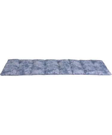 Grape Seed Pillow 75x20cm - Large 8-Chamber Heat Pad in Used-Look Grey-Blue | Buy Grain Pillow Online - Buy Online on GoSupps.com