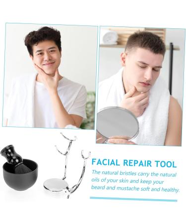 Healeeved 1 Set Razor Set - Foam Brush Razor Brush Beard Brush & Crying Bart Brush for Ultimate Grooming - Buy Online on GoSupps.com