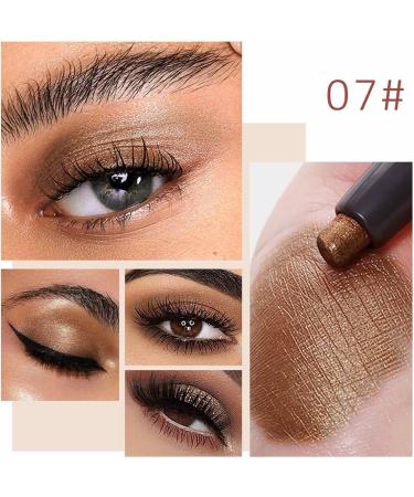Eye Shadow Sticks - Neutral and Brown Metallic Eyeshadow Stick Eye Brightener Stick Highlighter Makeup Matte Shimmer Eye Brightener Stick Sritob 07#bronze - Buy Online on GoSupps.com