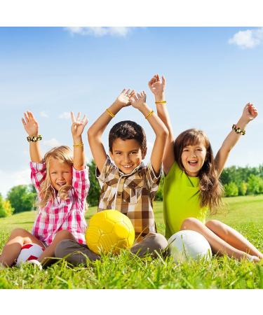 10 Pcs Sport Hair Scrunchies & Silicone Bracelet Set (Softball Pattern) - Buy Online on GoSupps.com