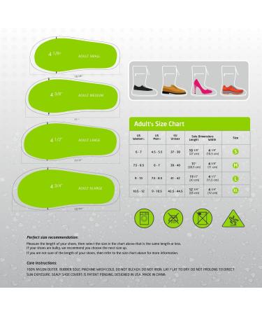Waterproof Reusable Shoe Covers with Slip Resistant Sole & Zippers - Navy Green XL (W 10.5-12 / M 9-11) - Buy Online on GoSupps.com