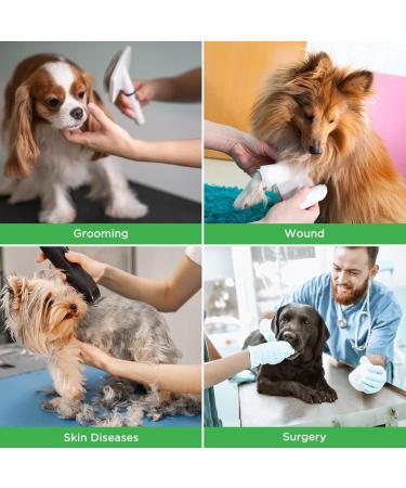 Shop Bonthe Halskrause Dog Collar - Breathable Adjustable Soft Protection for Post-Op Recovery | XXL Green - Buy Online on GoSupps.com