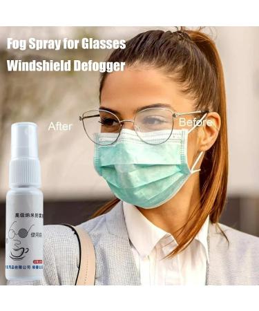 Glasses Anti-Fog Spray Gentle Eyewear Defogger Mist 20 ml 3.94 x 1.18 x 1.18 inches Travel-Friendly Bottle Formula Sports Use Clear Lens Fog Prevention Solution for Men Women Teens - Buy Online on GoSupps.com