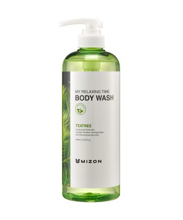 MIZON TEA TREE Body Wash Nourish Moisture Soft Skin Soothe Skin Long-Lasting Nourishment Deep Moisture (27 oz)